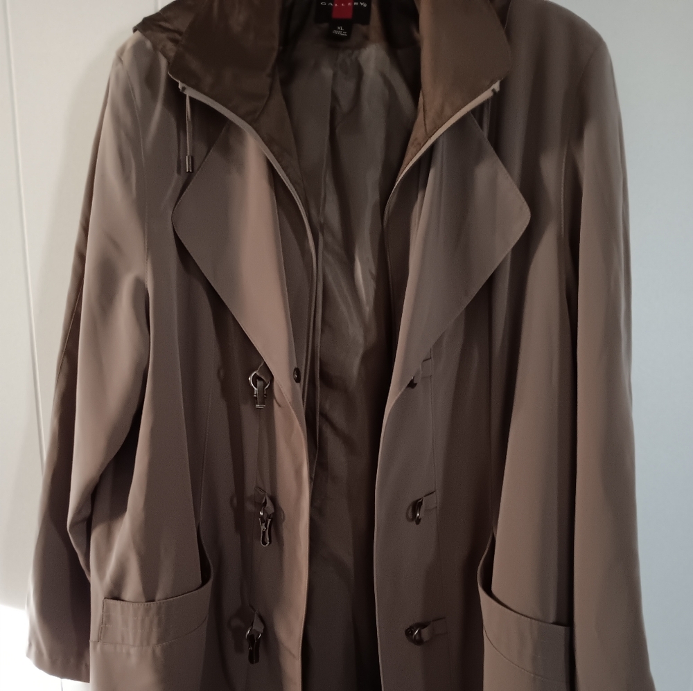 Brown Gallery Trench Coat